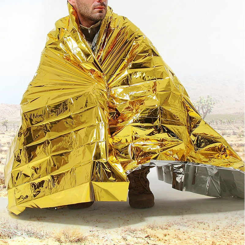 Emergency Thermal Blanket for Survival & First Aid