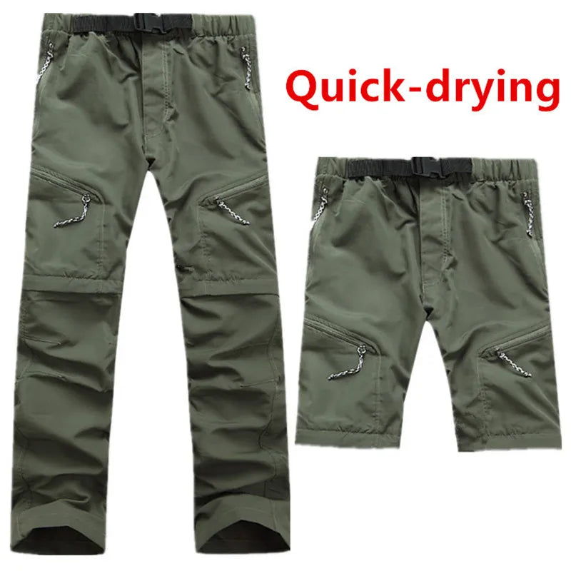 Men's Quick-Dry Convertible Hiking Pants