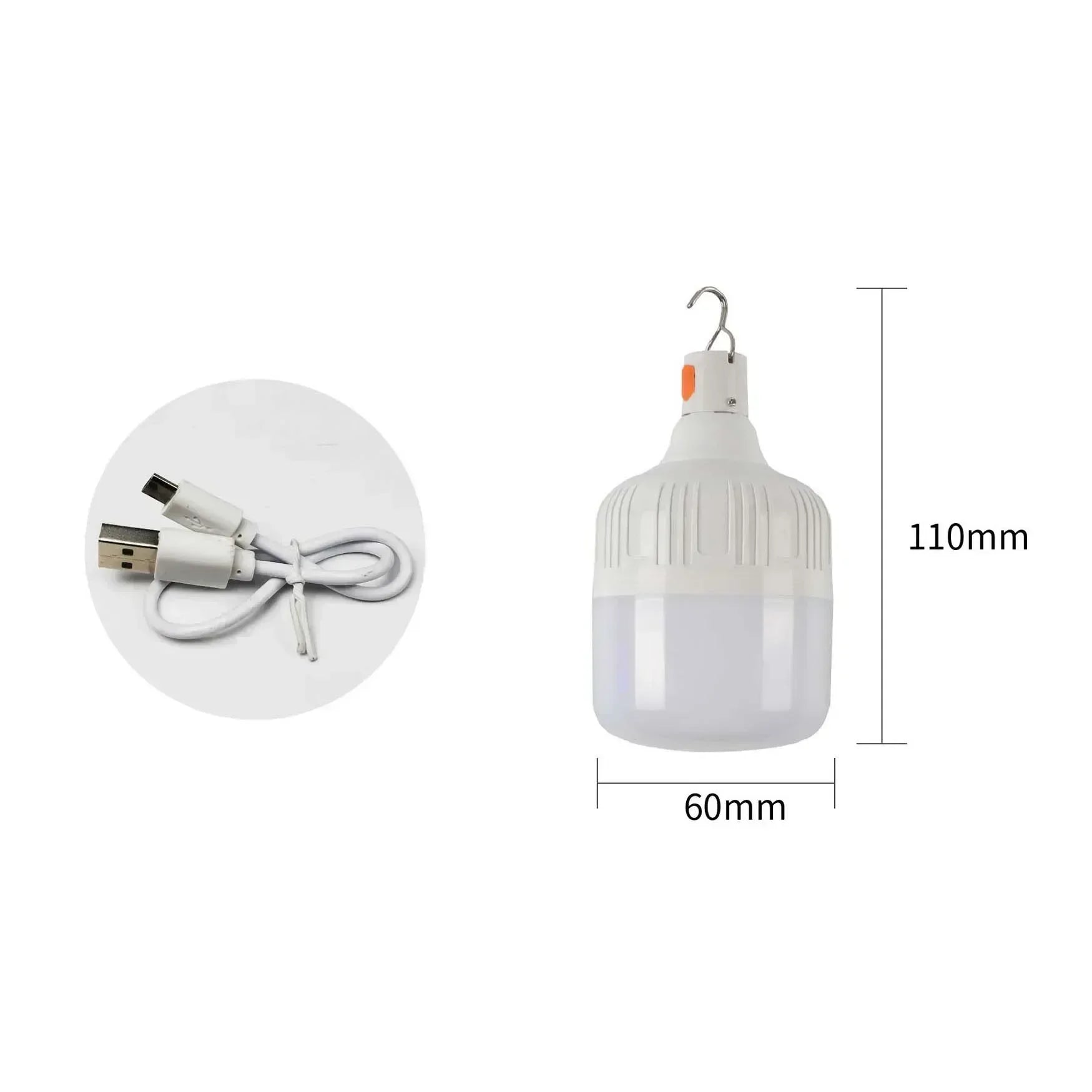 60W USB Rechargeable LED Camping Lantern
