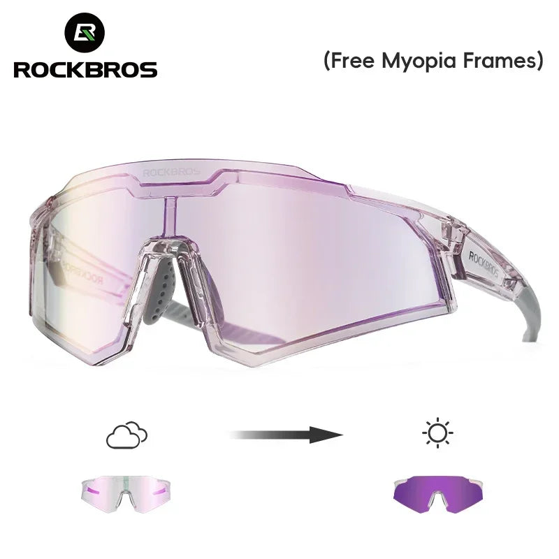 ROCKBROS Photochromic Cycling Sunglasses