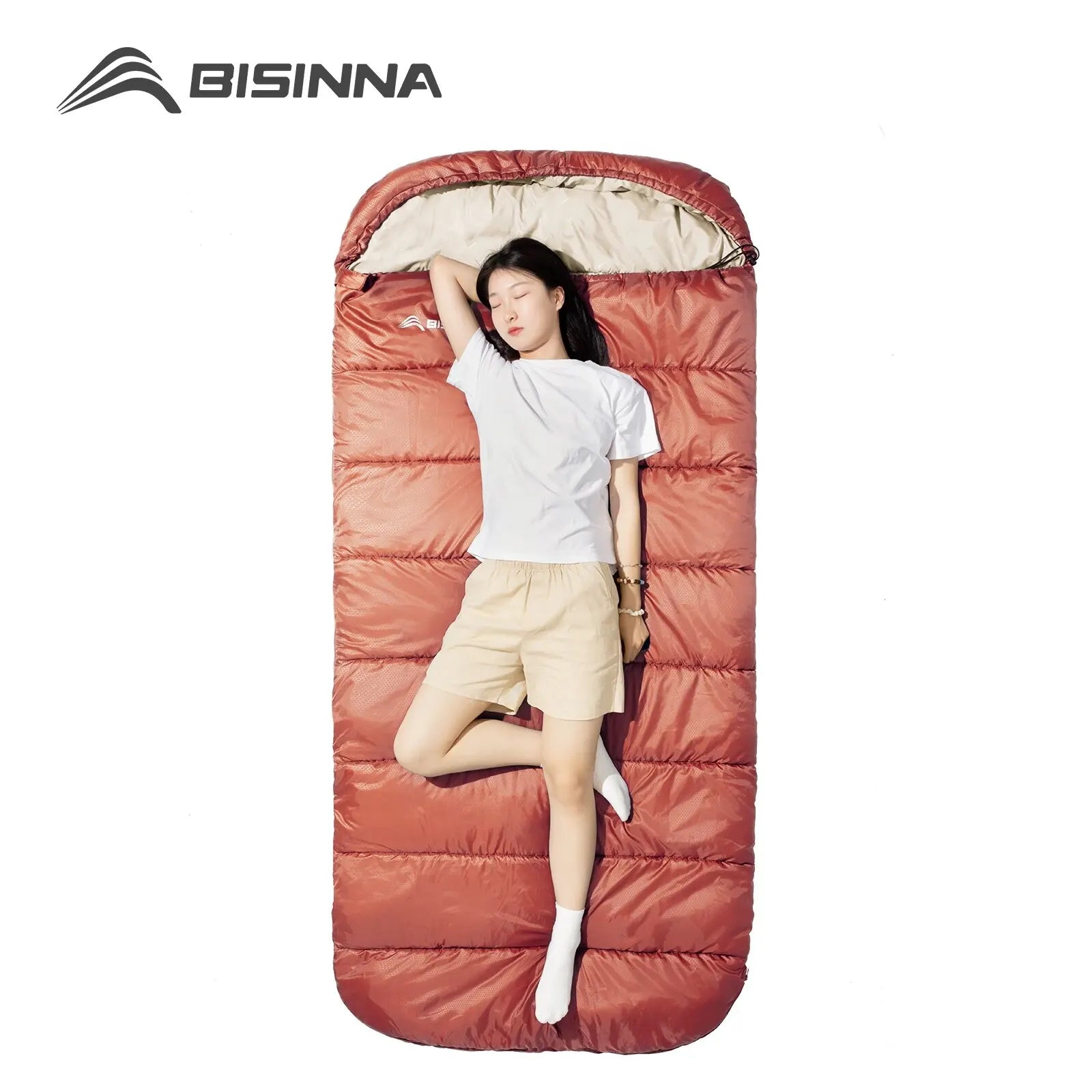BISINNA Large 3-Season Camping Sleeping Bag