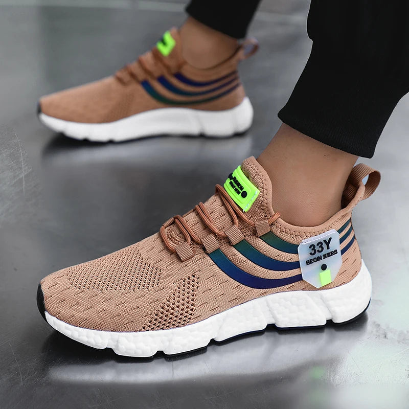 Men’s Sport & Fashion Sneakers – Lightweight, Breathable