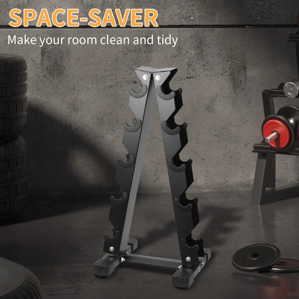 5-Tier Dumbbell Rack Storage Holder