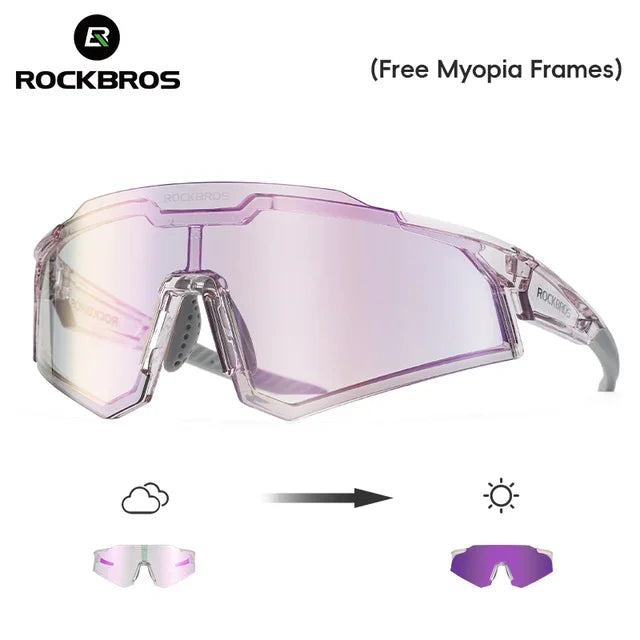 ROCKBROS Photochromic Cycling Sunglasses