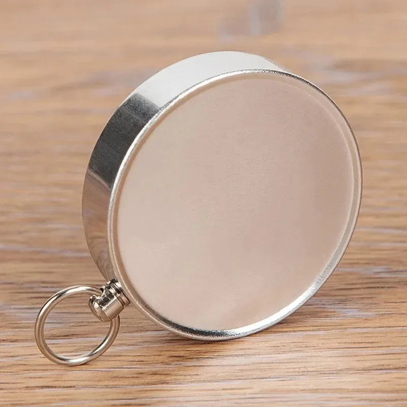 Mini Aluminum Alloy Compass Keychain