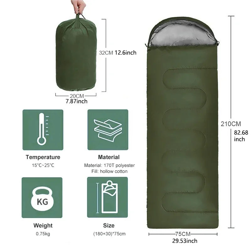 Ultralight 4-Season Waterproof Sleeping Bag