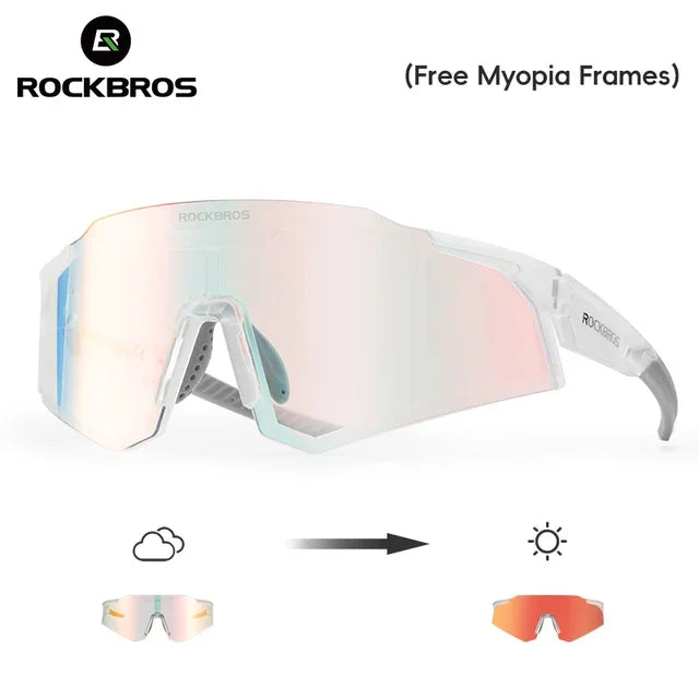 ROCKBROS Photochromic Cycling Sunglasses